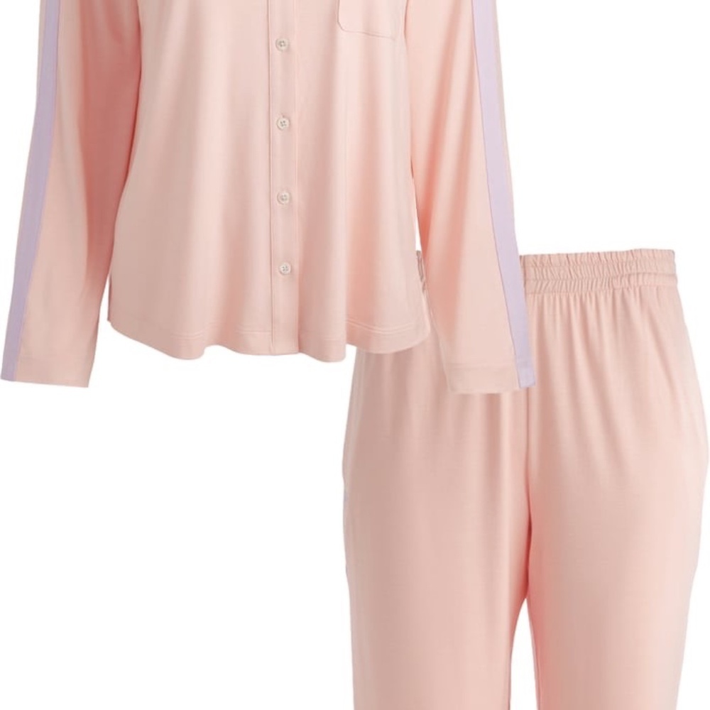 NWT Alice & Olivia X Big Feelings Nico Long Sleeve PJ Set in XXL - NWT - Picture 4 of 5